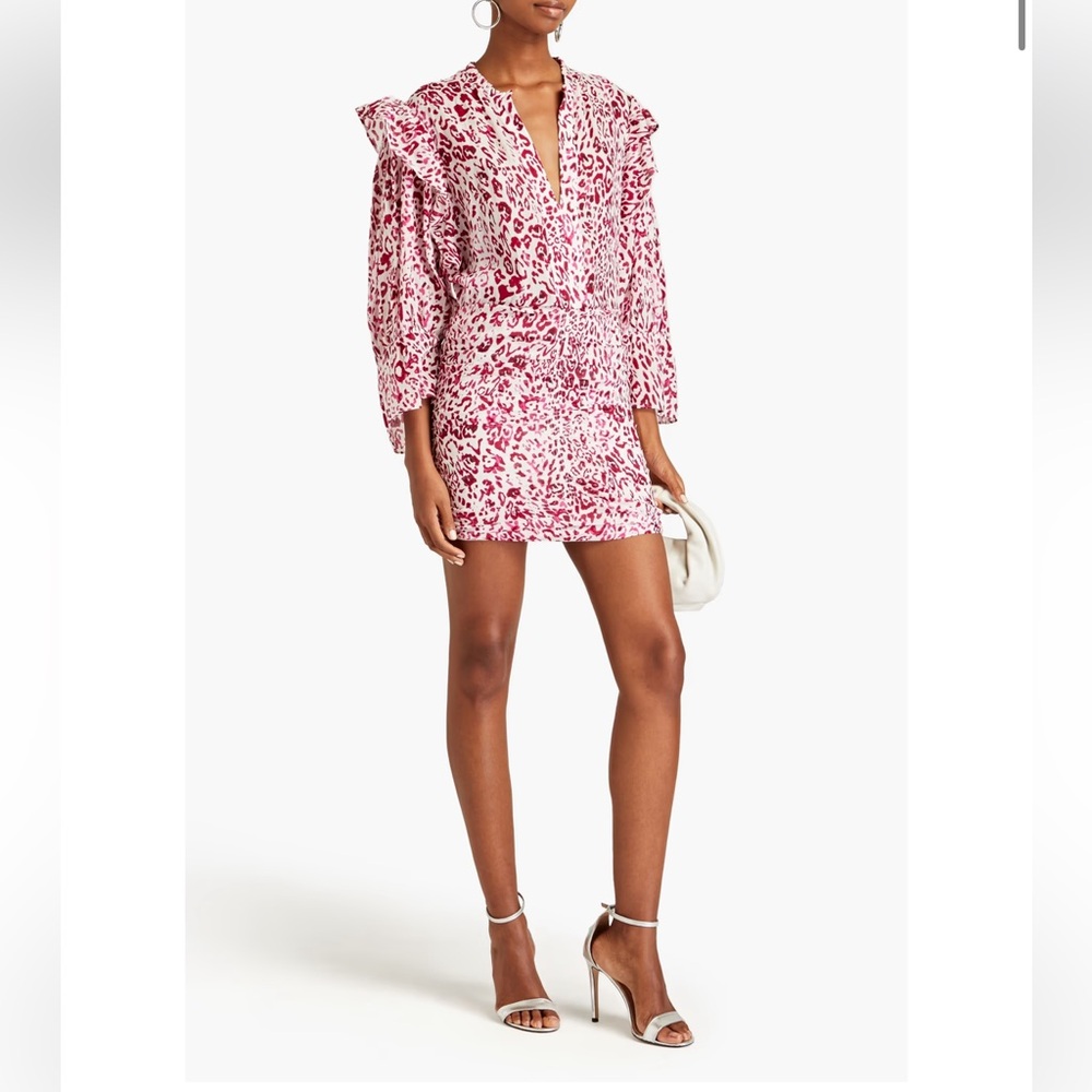 IRO Gira Dress in color white/pink - Picture 1 of 17